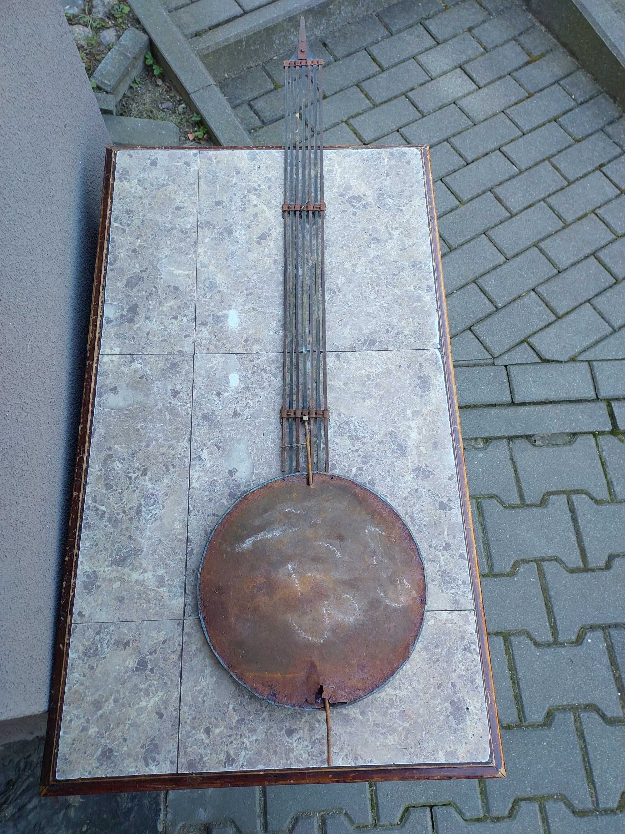 38 Wahadło starego zegara comtoise francuz podłogowy 24cm dł 100cm