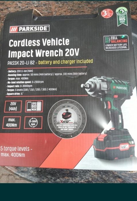 Klucz udarowy parkside