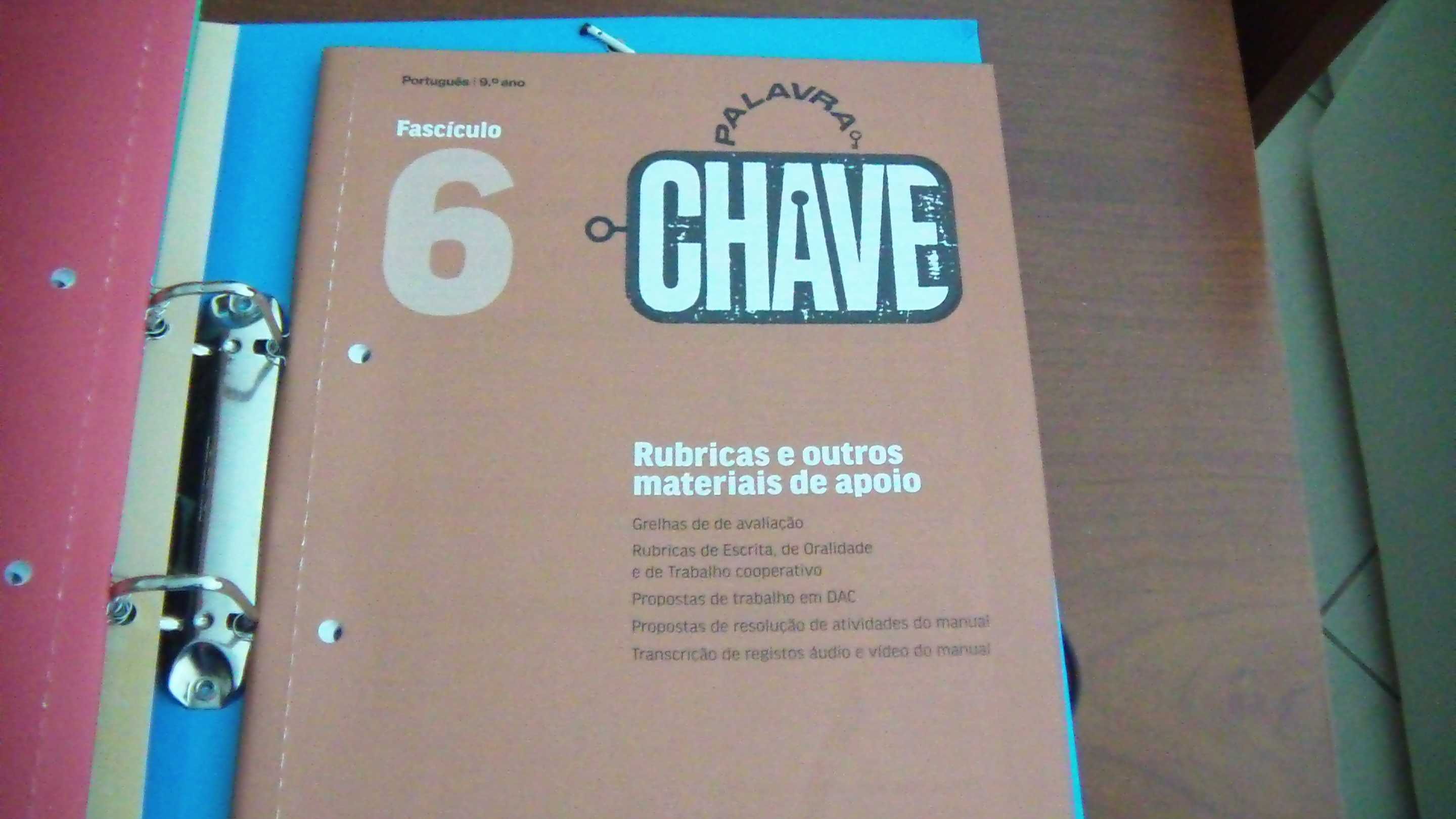 Conjunto completo do professor Palavra-chave - Português - 9.º Ano