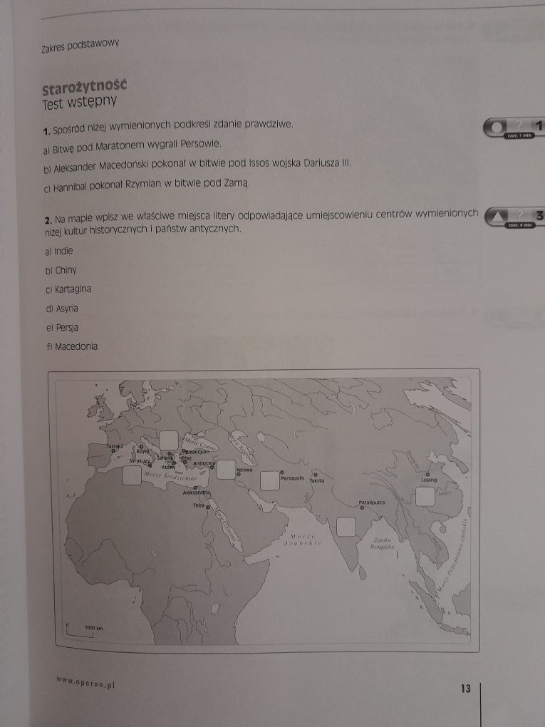 Historia matura 2007 Testy dla maturzysty