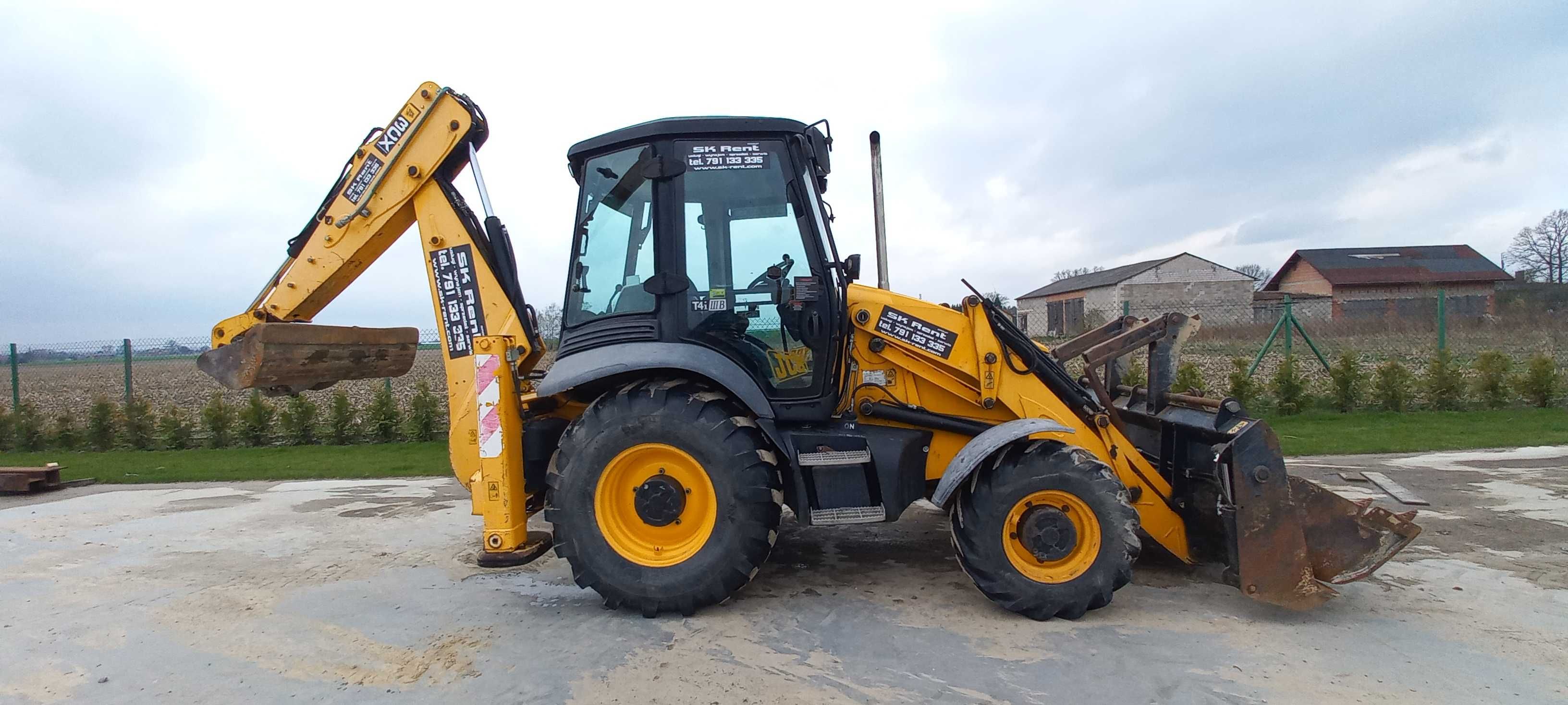 Koparko ładowarka JCB 3 CX wynajem.