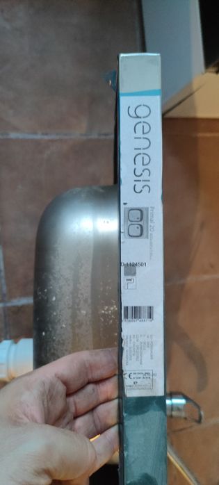 Zlewozmywak Genesis Primal 20 2-komorowy 80 x 60 cm z syfonem satyna
Z