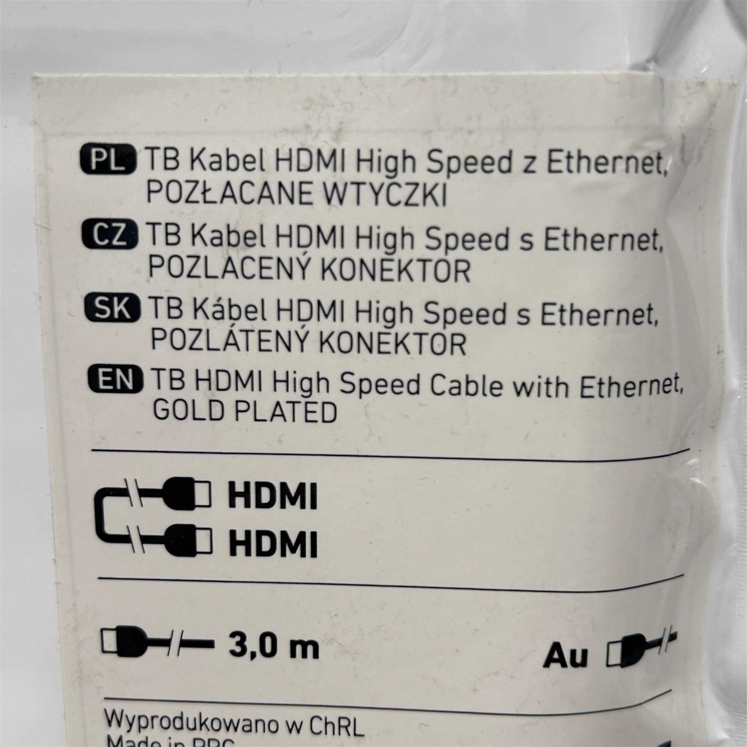 Kabel HDMI do HDMI 3,0M