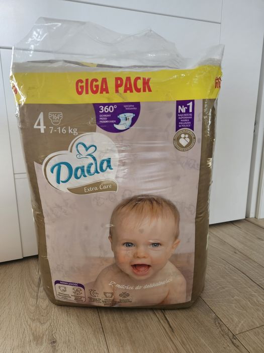 Pieluchy Dada Extra care 4 164 sztuki