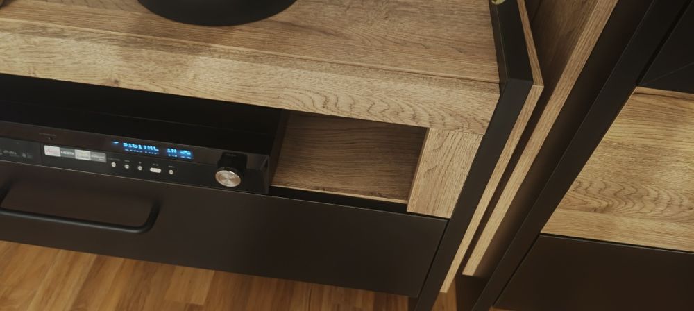 Szafka RTV, witryna loft, industrial