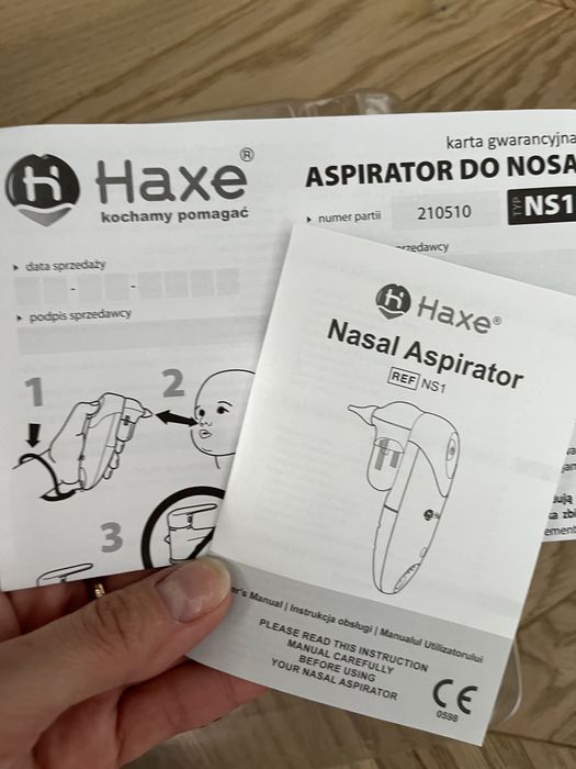 Nowy aspirator do nosa Haxe
