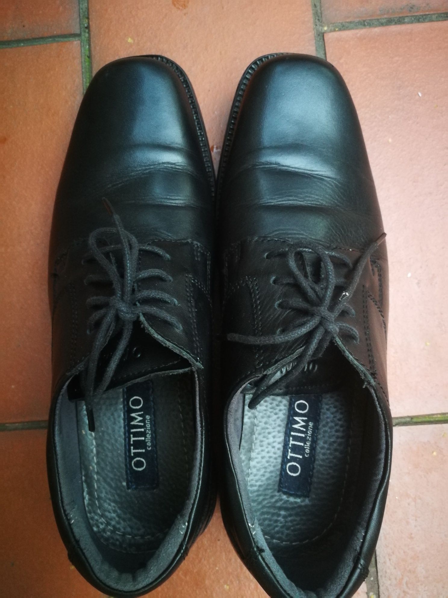 Buty męskie półbuty skórzane pantofle r.40  Ottimimo jak nowe