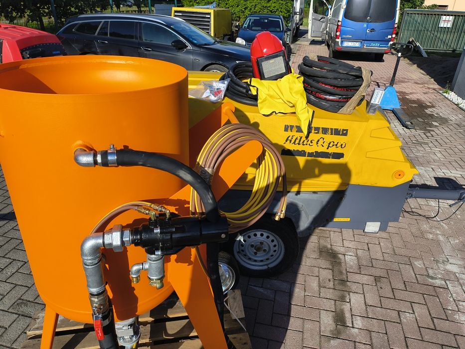 Atlas copco xas 97+piaskarka nowa dostawa gratis