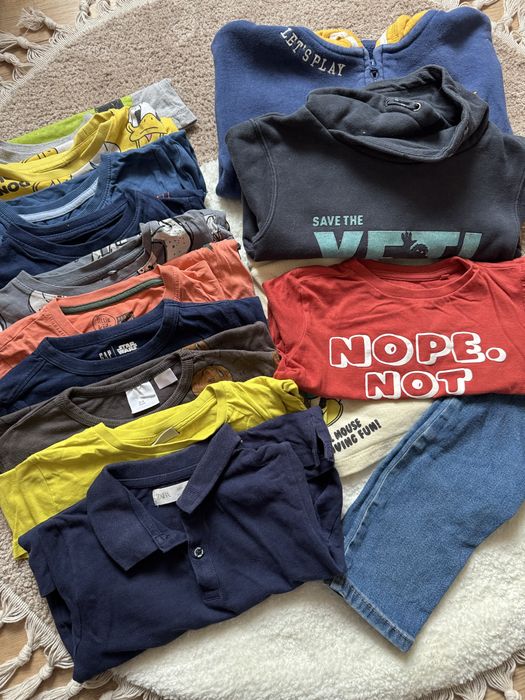 Paczka ubrań dla chłopca 104/110