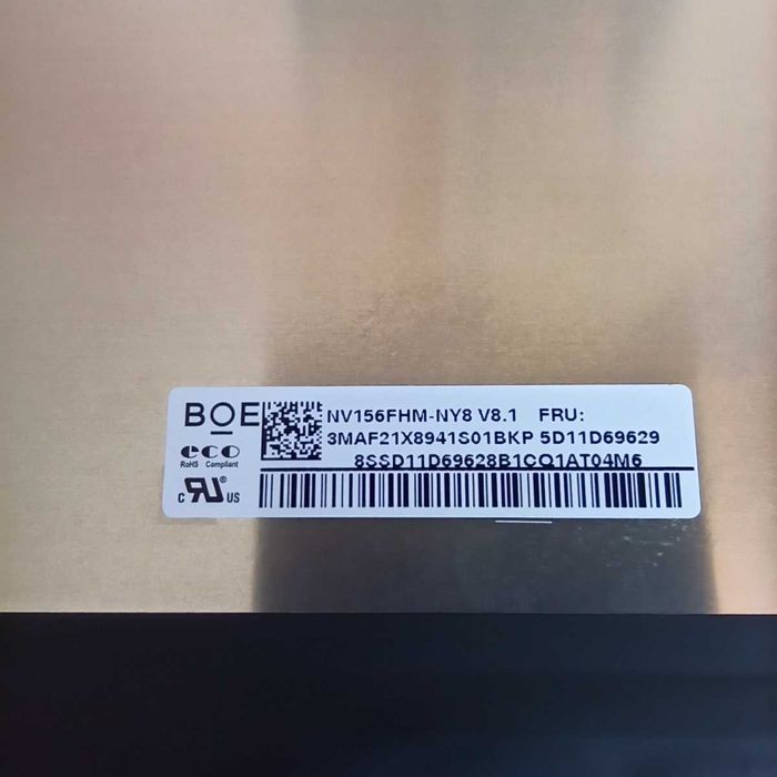 Оригінальний дисплей ноутбука Legion 5 15ACH6 (BOE NV156FHM-NY8 v8.1)