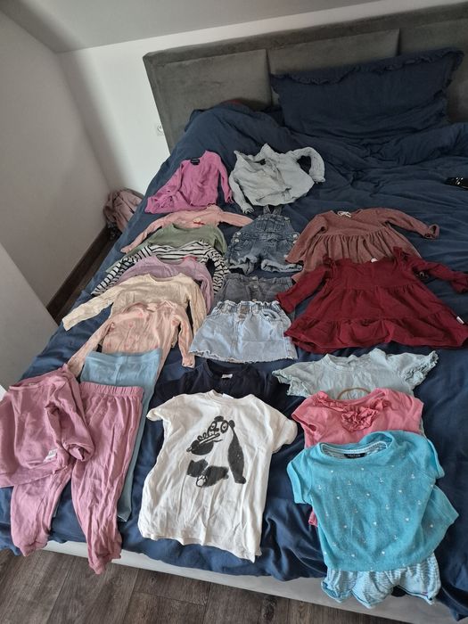 Zestaw ubranek roz 98