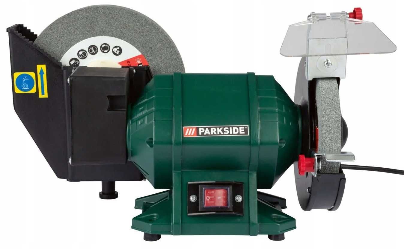 Wielofunkcyjna Szlifierka Stołowa Parkside PNTS C2 250W Sucho Mokro