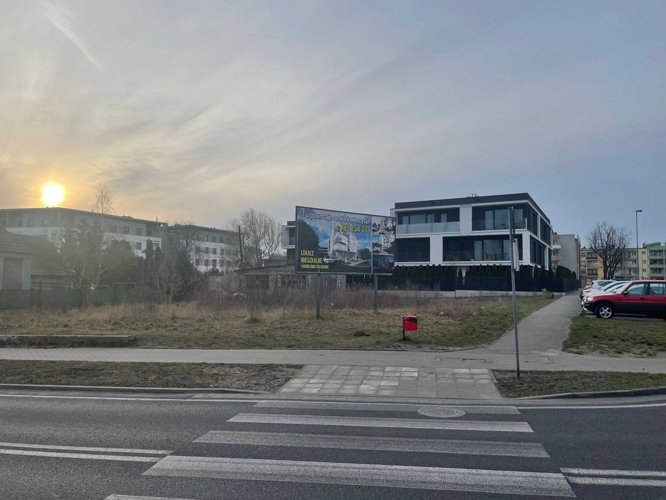 Działka- pozwolenie na budowę bud. wielorodzinny z usługami Piła Górne