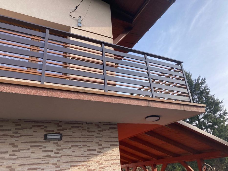 Barierki balustrada malowana proszkowo balustrady ze stali nierdzewnej