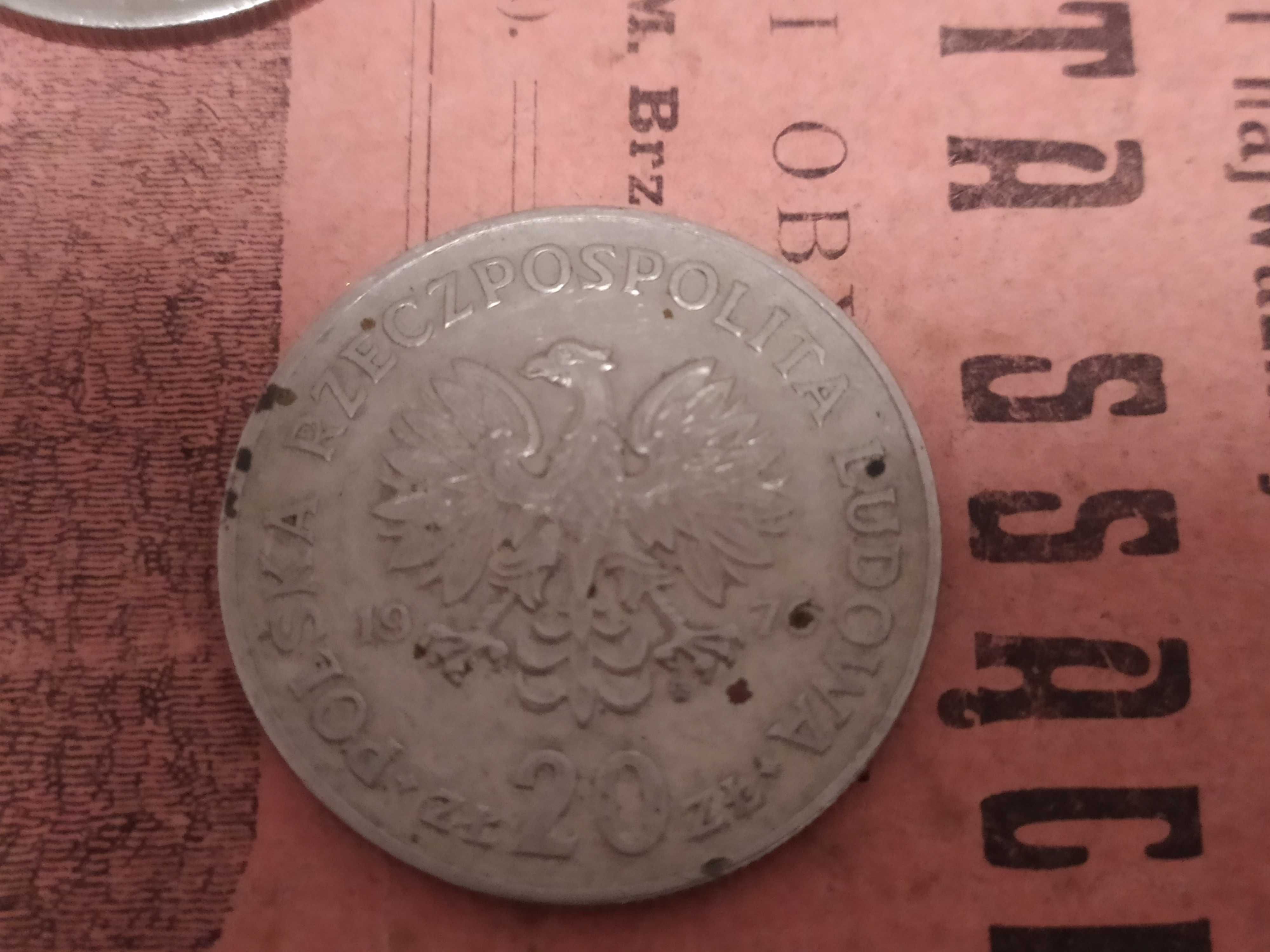 Monety 20 zł, z lat 70