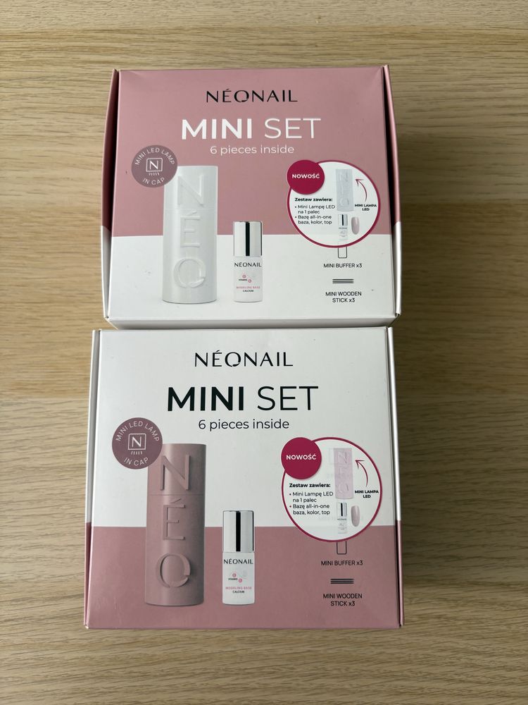 Mini zestaw do manicure hybrydowego, lampa LED, paznokcie hybrydowe