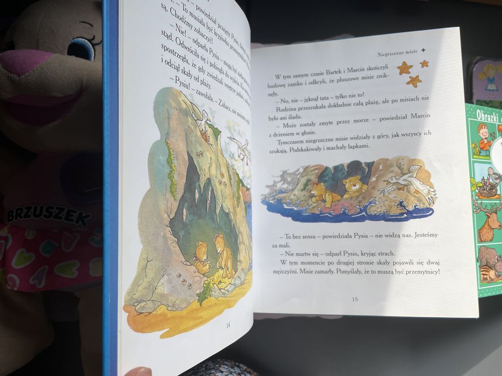 Miś Fisher Price książeczki kocyk zestaw dla malucha