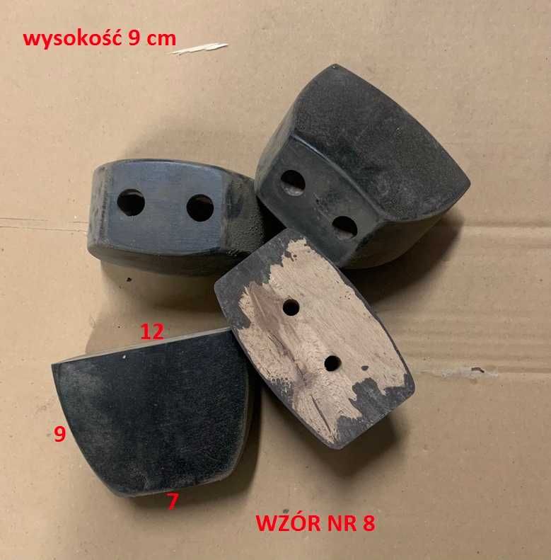 Nóżki meblowe 8 rodzajów do wyboru wysokość 9 3,5 5,5 4,5 cm