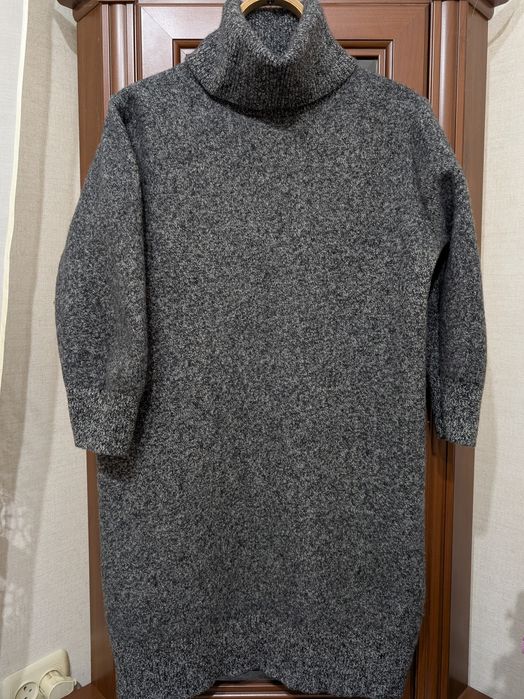 Шерстяний подовжений светр сукня Uniqlo