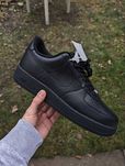 Мужские кроссовки Nike Air Force 1 Low Black F1. Размеры 40-45