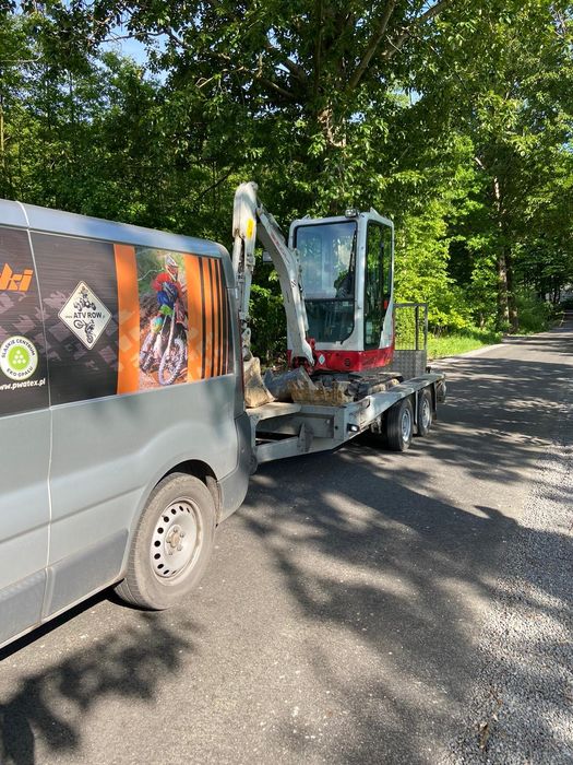 Usługi minikoparka, koparka obrotowa, koparkoładowarka, wykopy