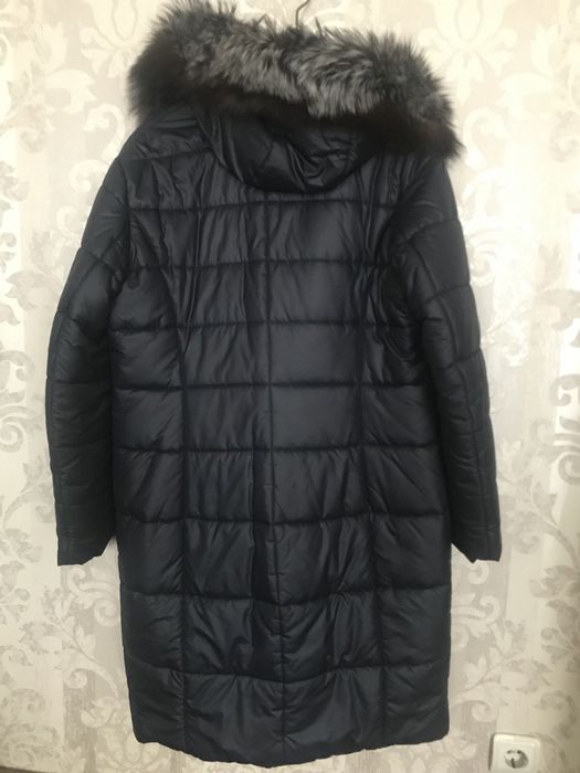 Пальто зимнее, утепление 50% верблюжья шерсть, 54 размер