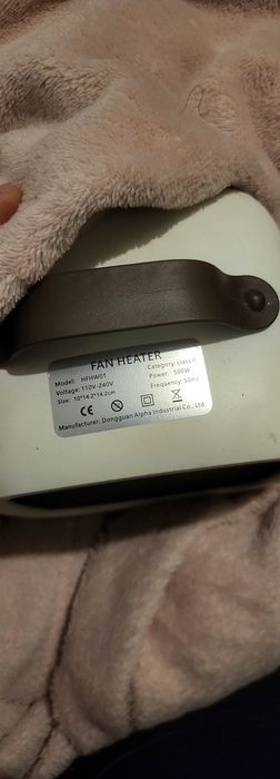 Mini Aquecedor de Mesa