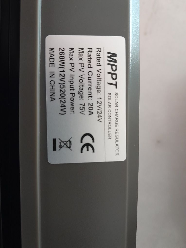 Controlador MPPT 20A 30A 40A 60A 100A de carga solar regulador