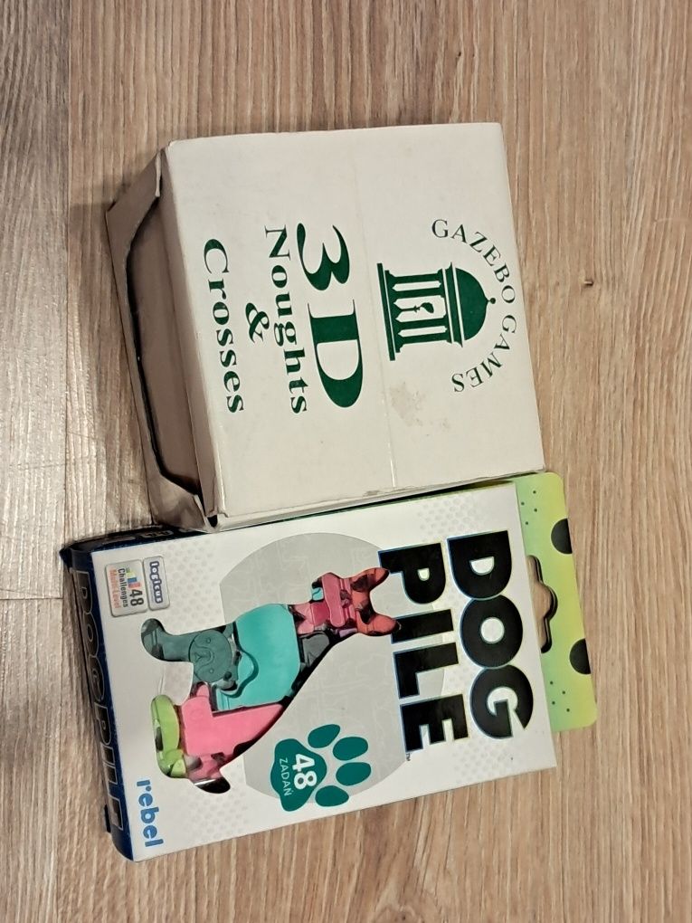 Dog Pile Rebel gra + kółko krzyżyk drewno - gry 3D