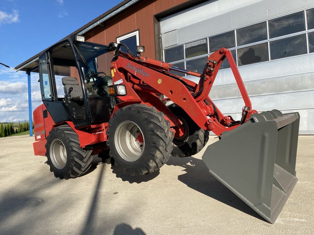 ŁADOWARKA SCHAFFER PRO 58  Z ŁYŻKĄ 4x4 wiedemann manitu jcb atlas
