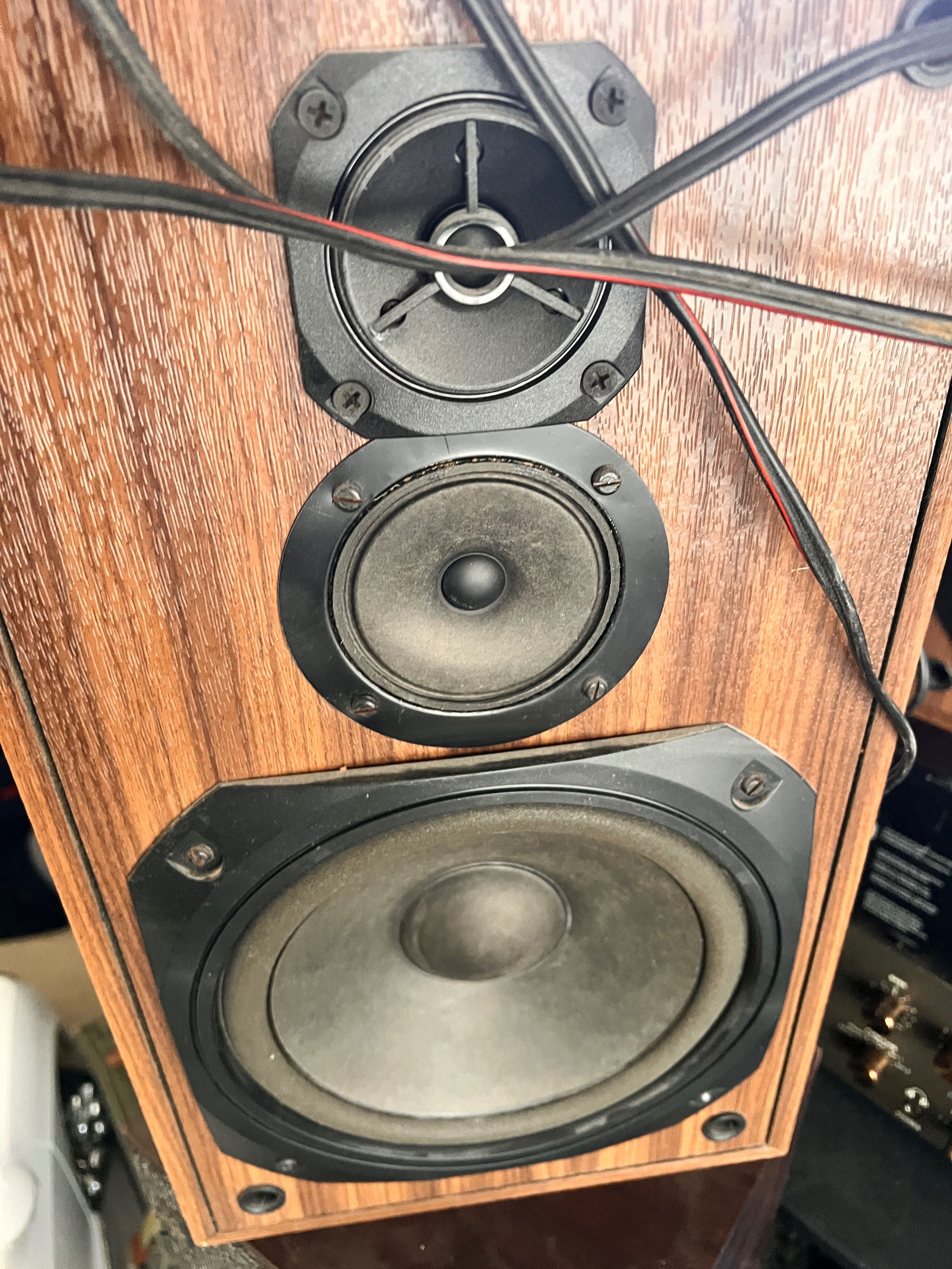 Kolumny Unitra hi-fi po wymianie głośników
