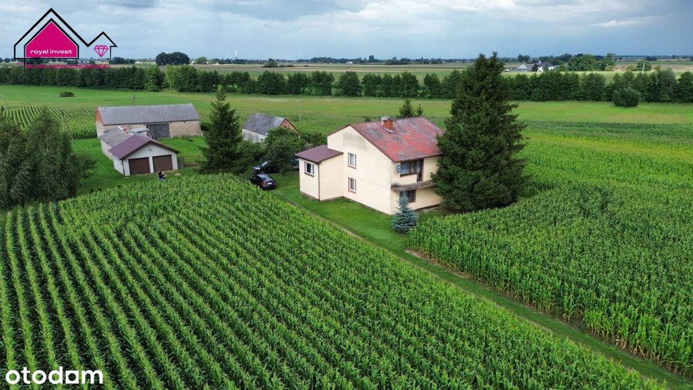 Duży dom na Wsi + Budynki gospodarcze