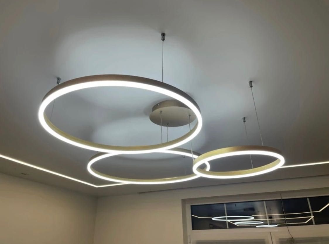 Lampa Złota Led Ring 40/60/80 PILOT