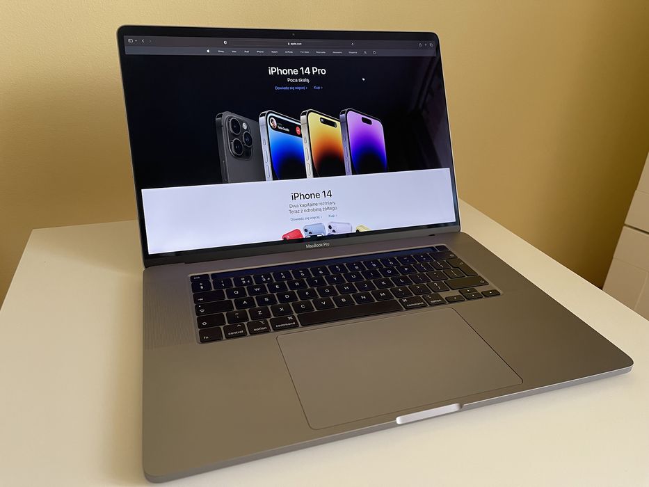 MacBook Pro 16 2019 i7 2,6 GHz 16 GB 512 GB SSD