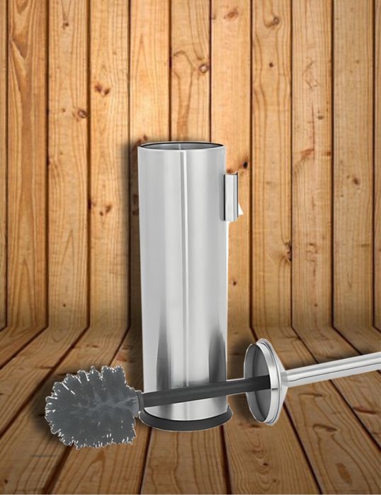 Nierdzewna Szczotka do toalety montowana do ściany