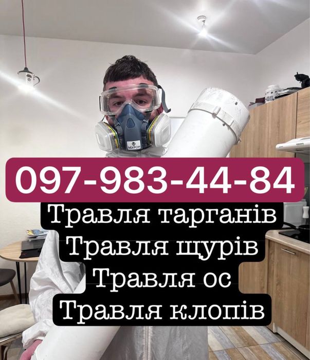 Травля тарганiв травля тараканов , травля крыс травля ос травля клопов