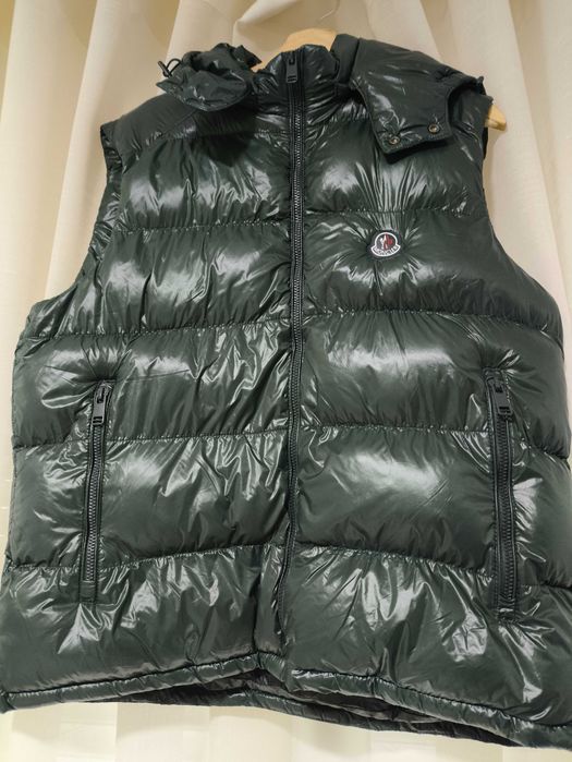 Colete Moncler verde escuro