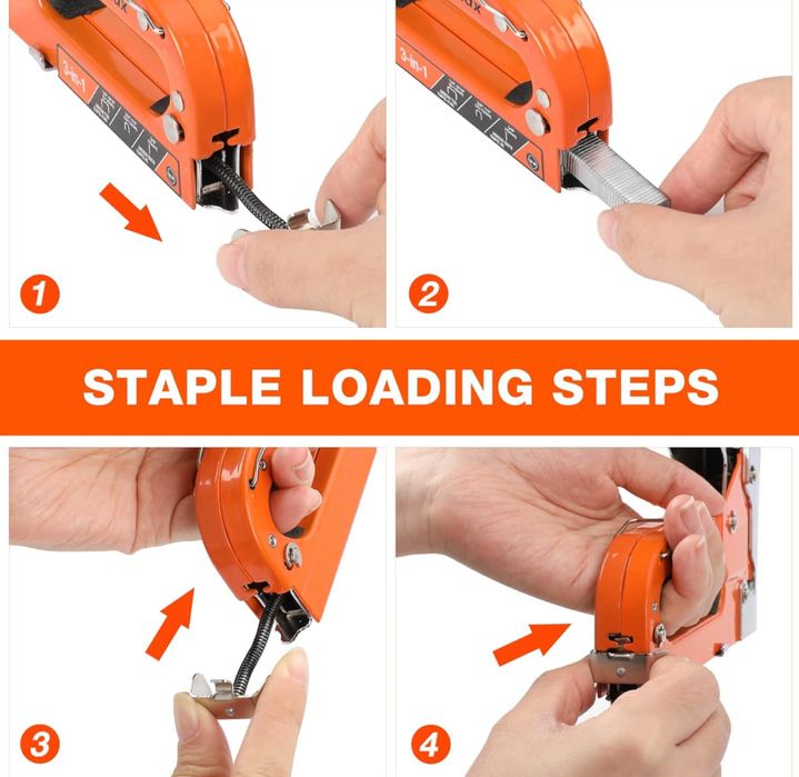 Zszywacz 3 w 1 plus 3000 zszywek