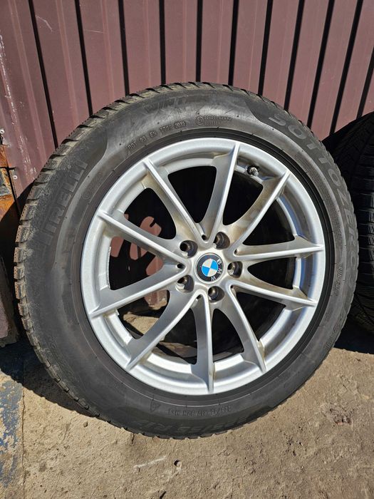 Felgi Aluminiowe Z Oponami Zimowymi BMW 17 Cali Is 27 Czujnik Ciśnieni