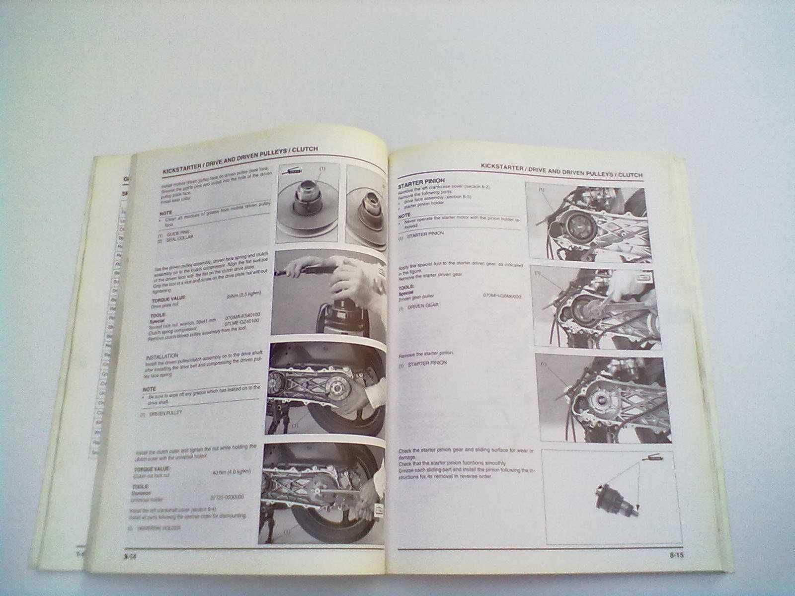Manual Técnico Oficial Honda SZX 50w