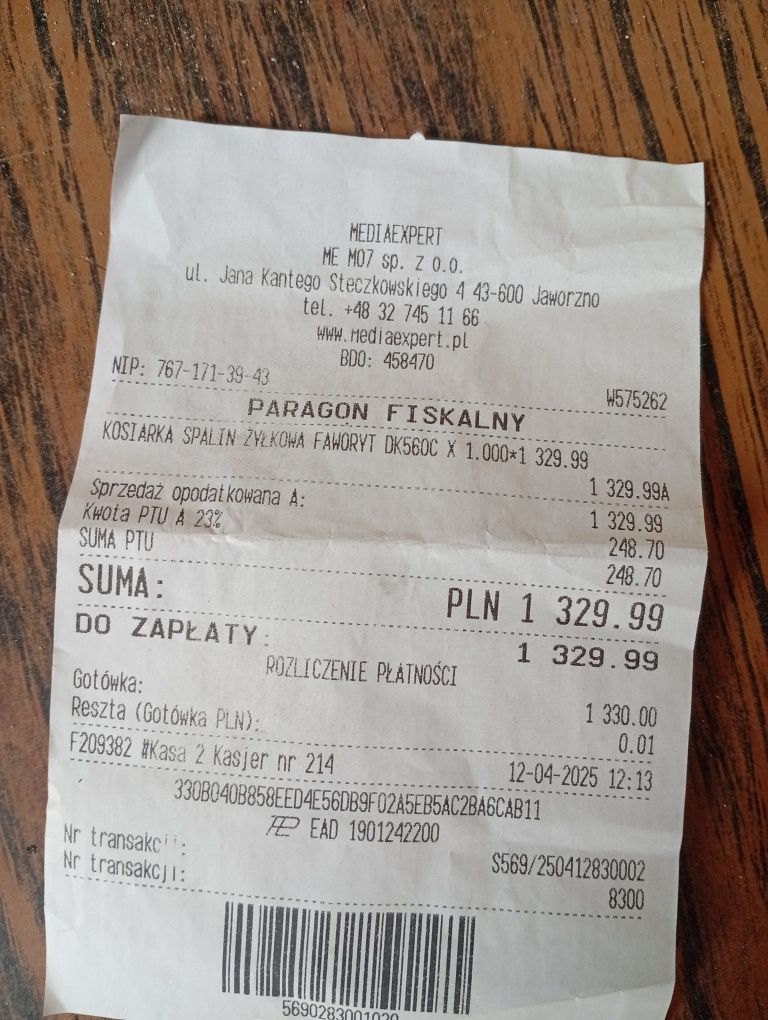 Kosiarka rotacyjna spalinowa