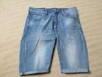 Spodnie męskie letnie , 3/4 jeans niebieski ,rozm. L34.