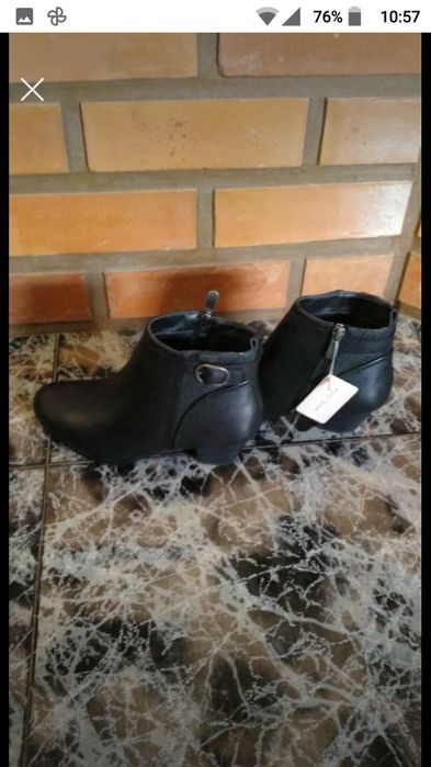 3 Calçados usado uma vez TAM 37/38 novo em pele