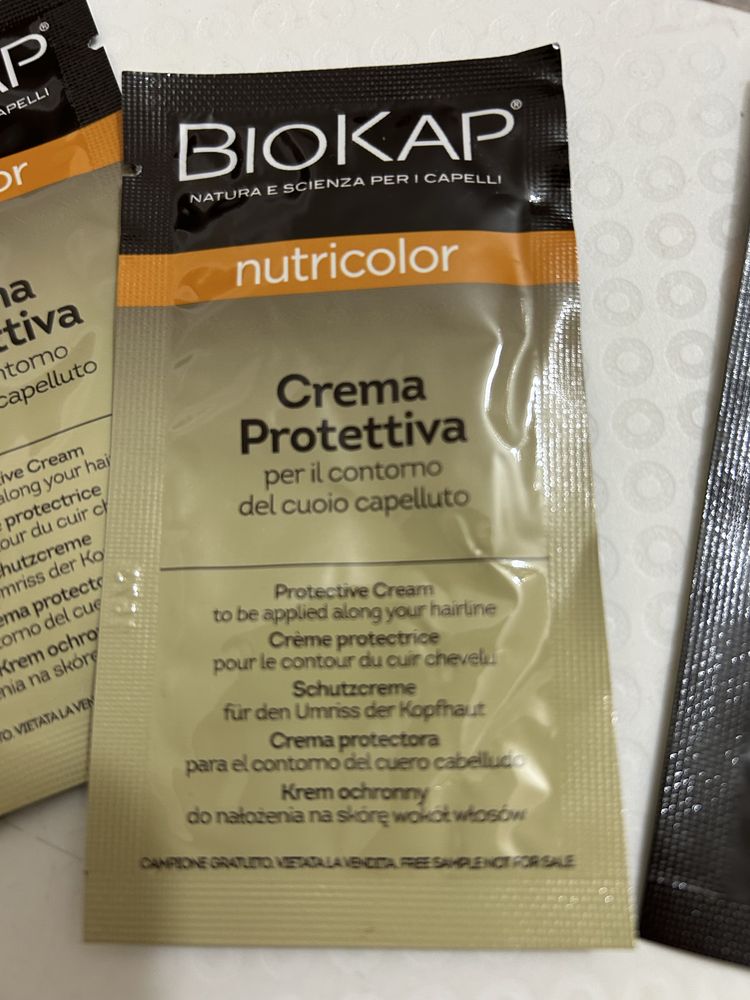 Ochronny krem BIOKAP plus peleryny i rękawiczki