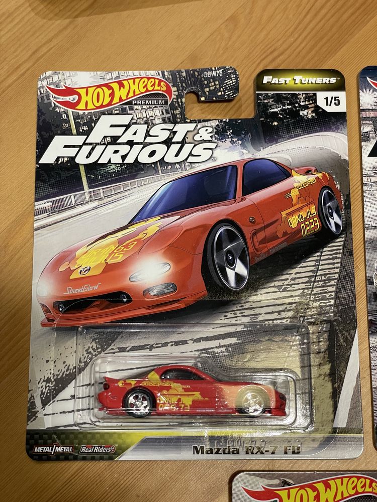 Hot Wheels Premium - Fast Tuners set Nissan Subaru Honda Mazda