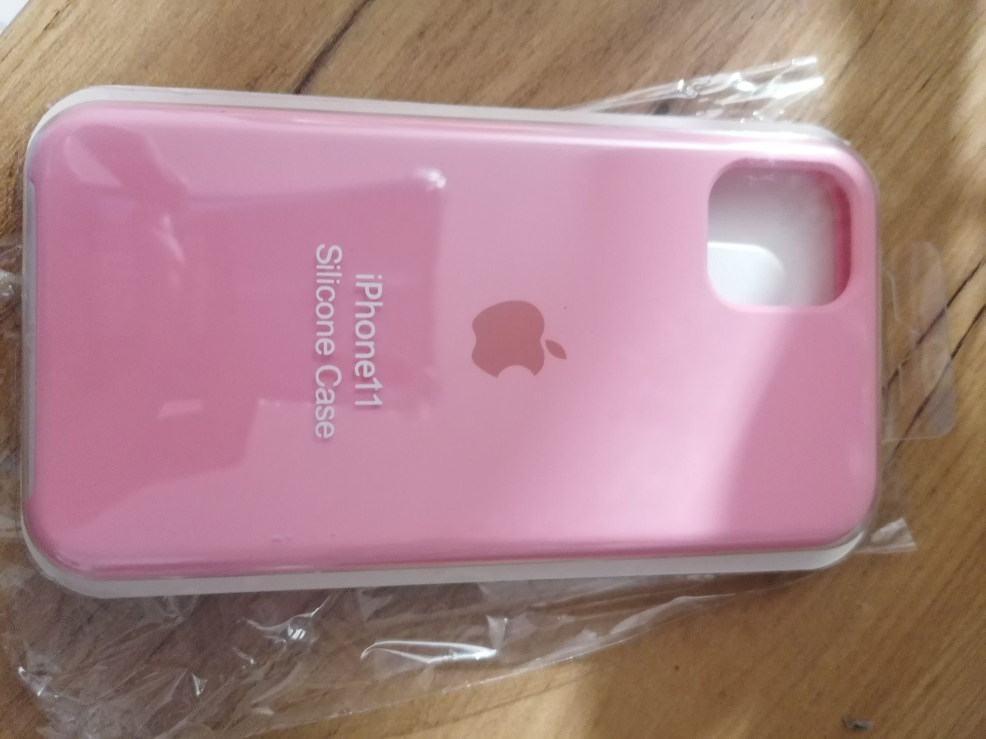 Etui case iphone 11 różowy silikon