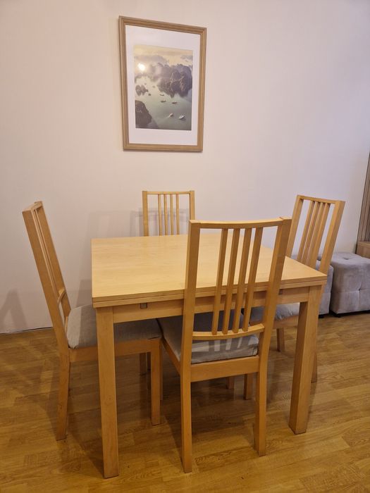 Stół Ikea 4 krzesła rozkładany