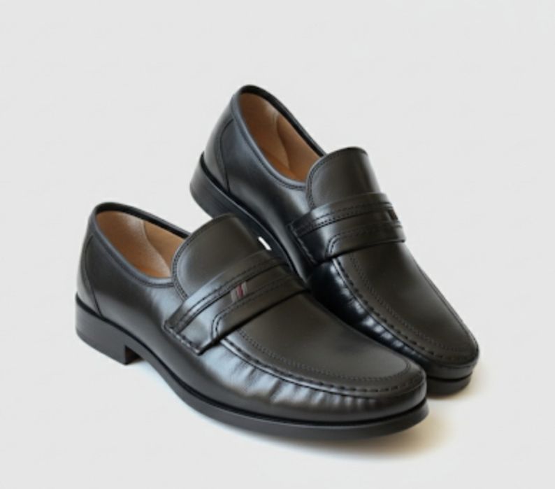 Мужские кожаные туфли Clarks для широкой стопы! Р41,5 стелька - 27см