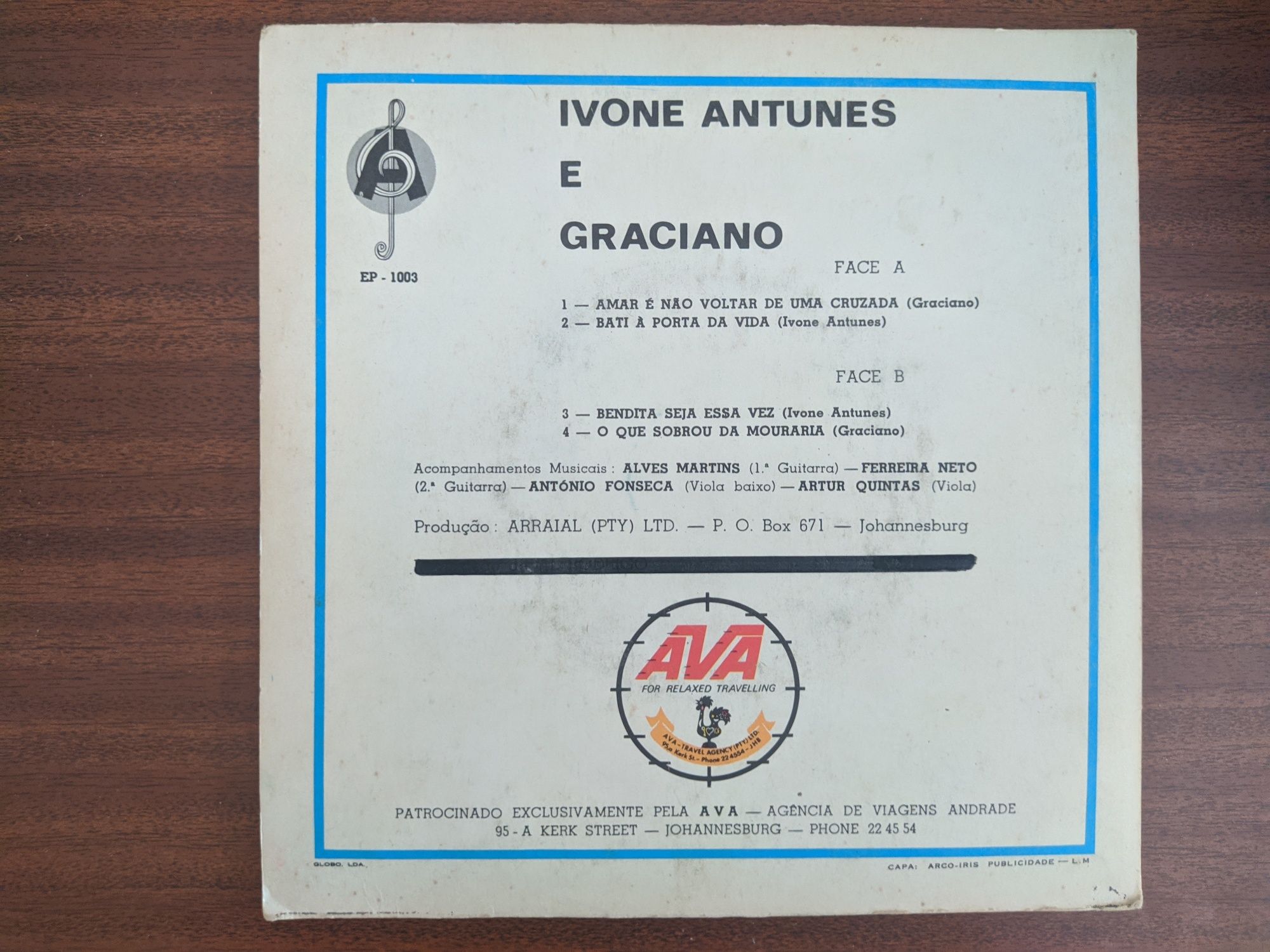 Vinil - Ivone Antunes e Graciano - Dois Perfis