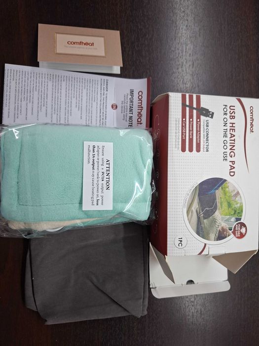 Poduszka grzewcza USB koc OKAZJA nowe